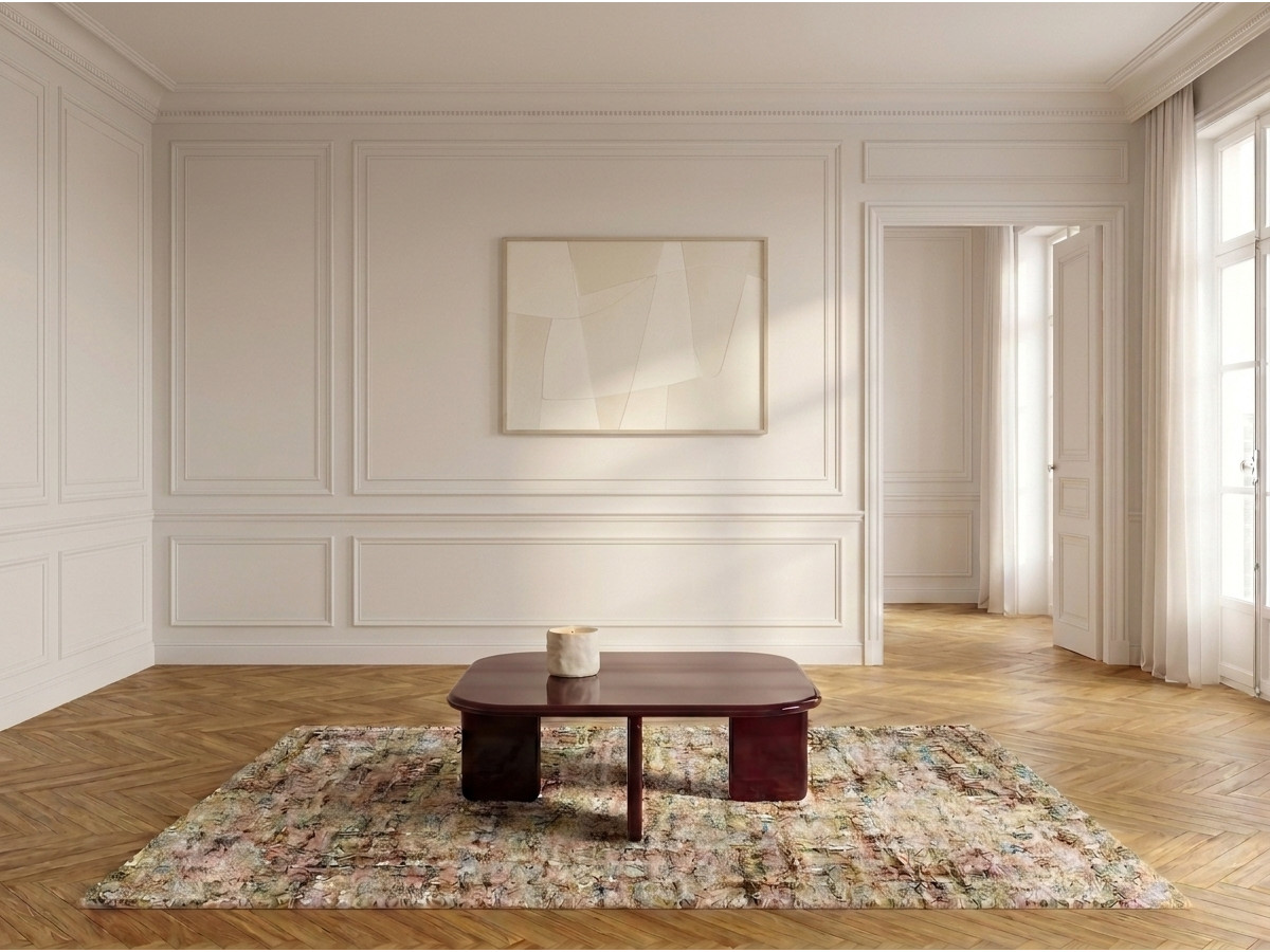 Vierkante salontafel 88 cm MARINE gelakt