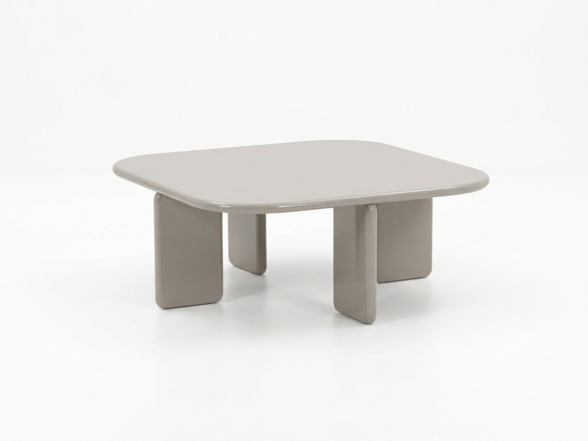 vierkante salontafel 88 cm marine gelakt gekleurd wit