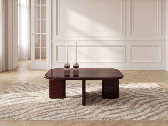 Table basse carrée 88 cm MARINE laquée