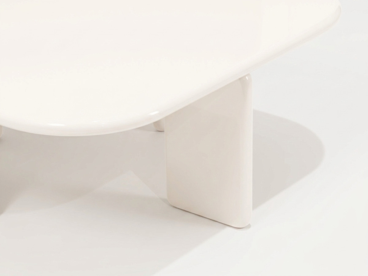 Vierkante salontafel 88 cm MARINE gelakt