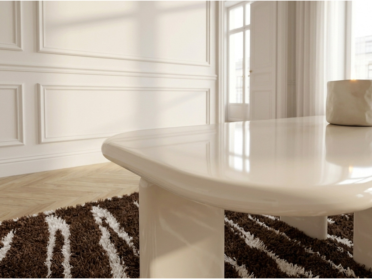 Table basse rectangulaire 120 cm MARINE laquée