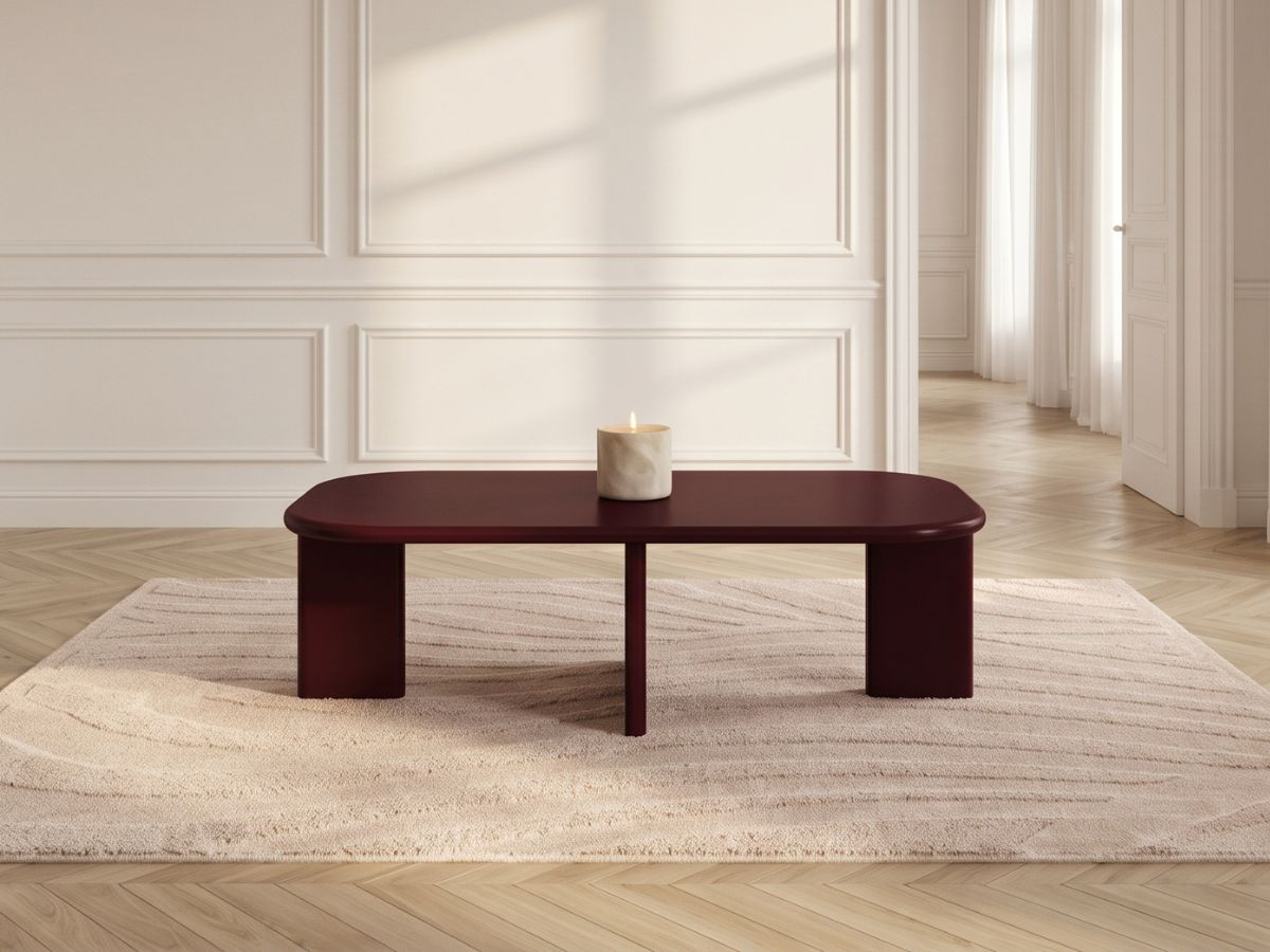 Table basse rectangulaire 120 cm MARINE laquée