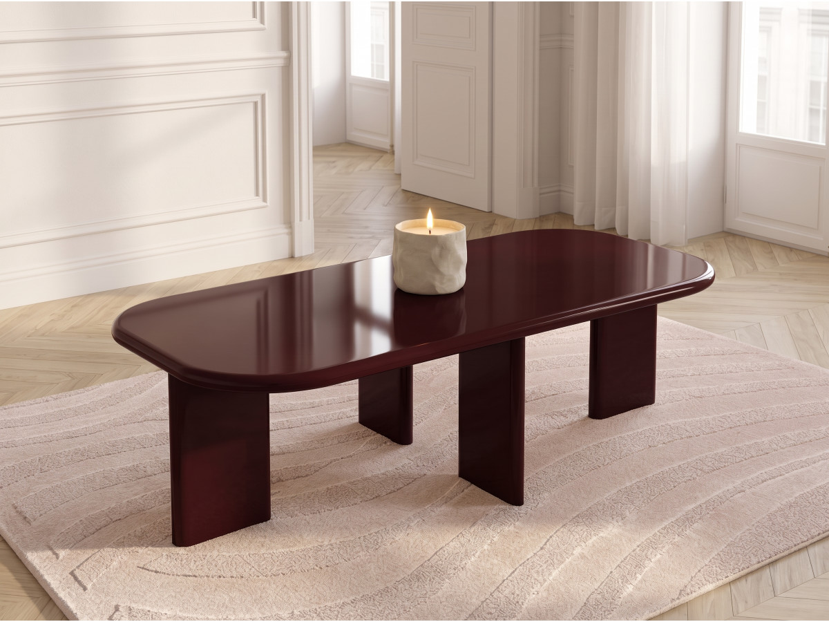 Table basse rectangulaire 120 cm MARINE laquée