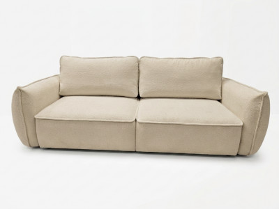 Canapé droit convertible 3 places ESMEE tissu chenille