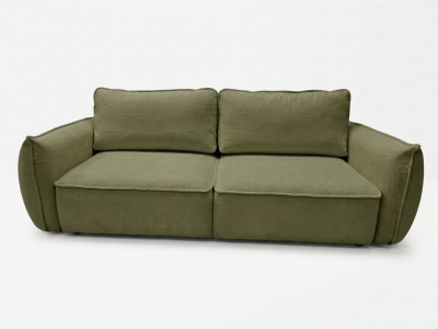 Canapé droit convertible 3 places ESMEE tissu chenille