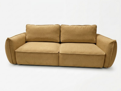 Canapé droit convertible 3 places ESMEE tissu chenille