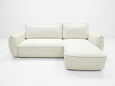 Canapé d'angle convertible réversible ESMEE tissu chenille