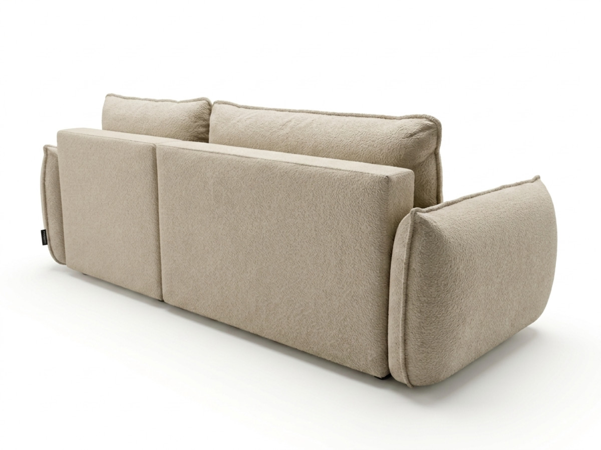 Canapé d'angle convertible réversible ESMEE tissu chenille