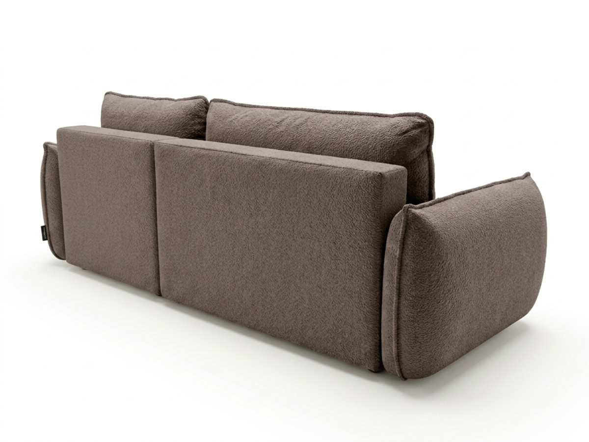 Canapé d'angle convertible réversible ESMEE tissu chenille