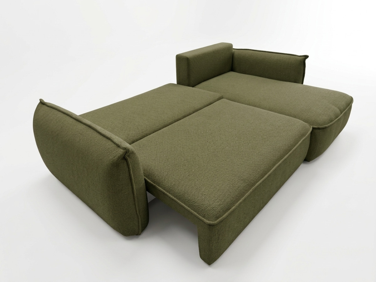 Canapé d'angle convertible réversible ESMEE tissu chenille