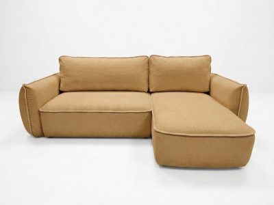 Canapé d'angle convertible réversible ESMEE tissu chenille