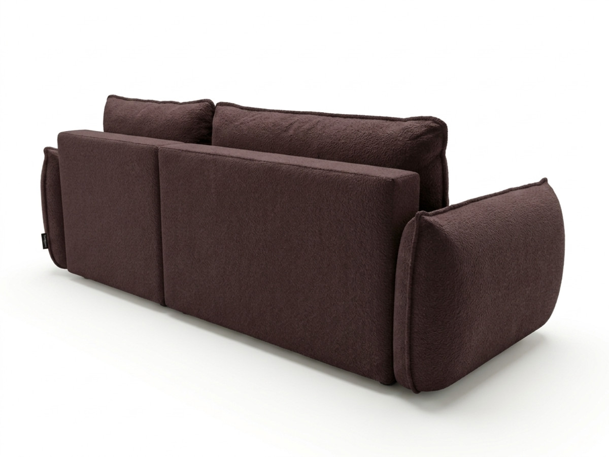 Canapé d'angle convertible réversible ESMEE tissu chenille