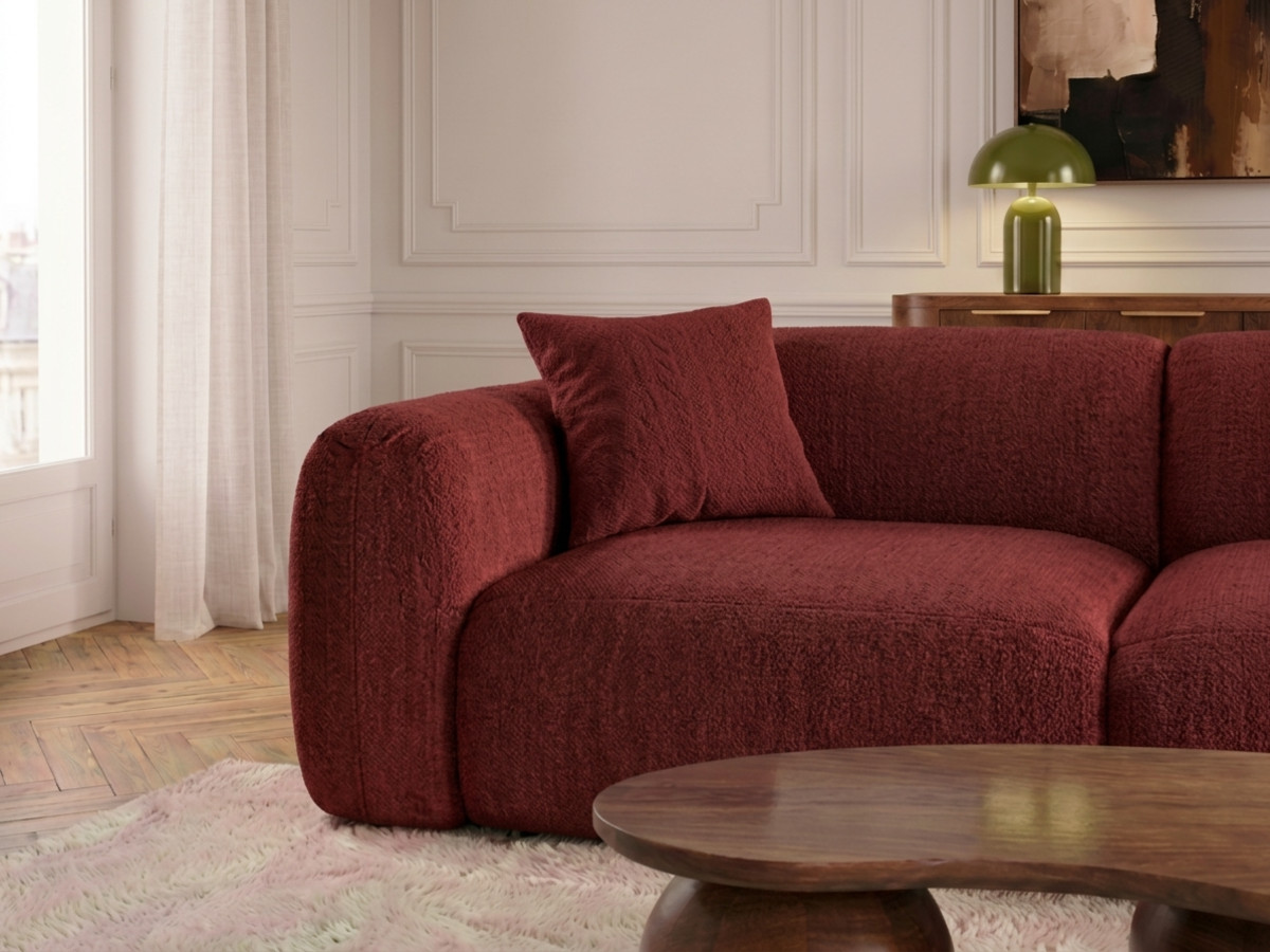 3-osobowa sofa nierozkładana SIENA z tkaniny szenilowej