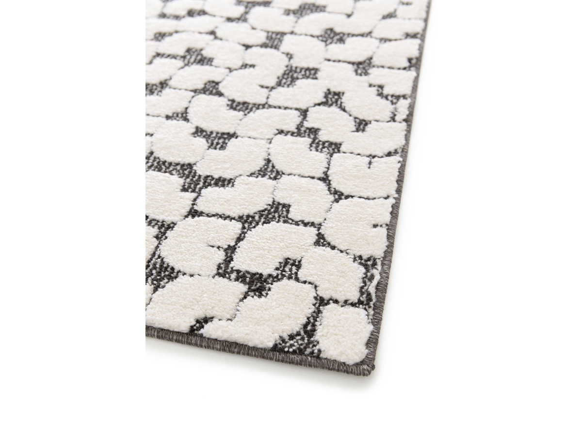 Tapis poils ras CALYRA motif abstrait