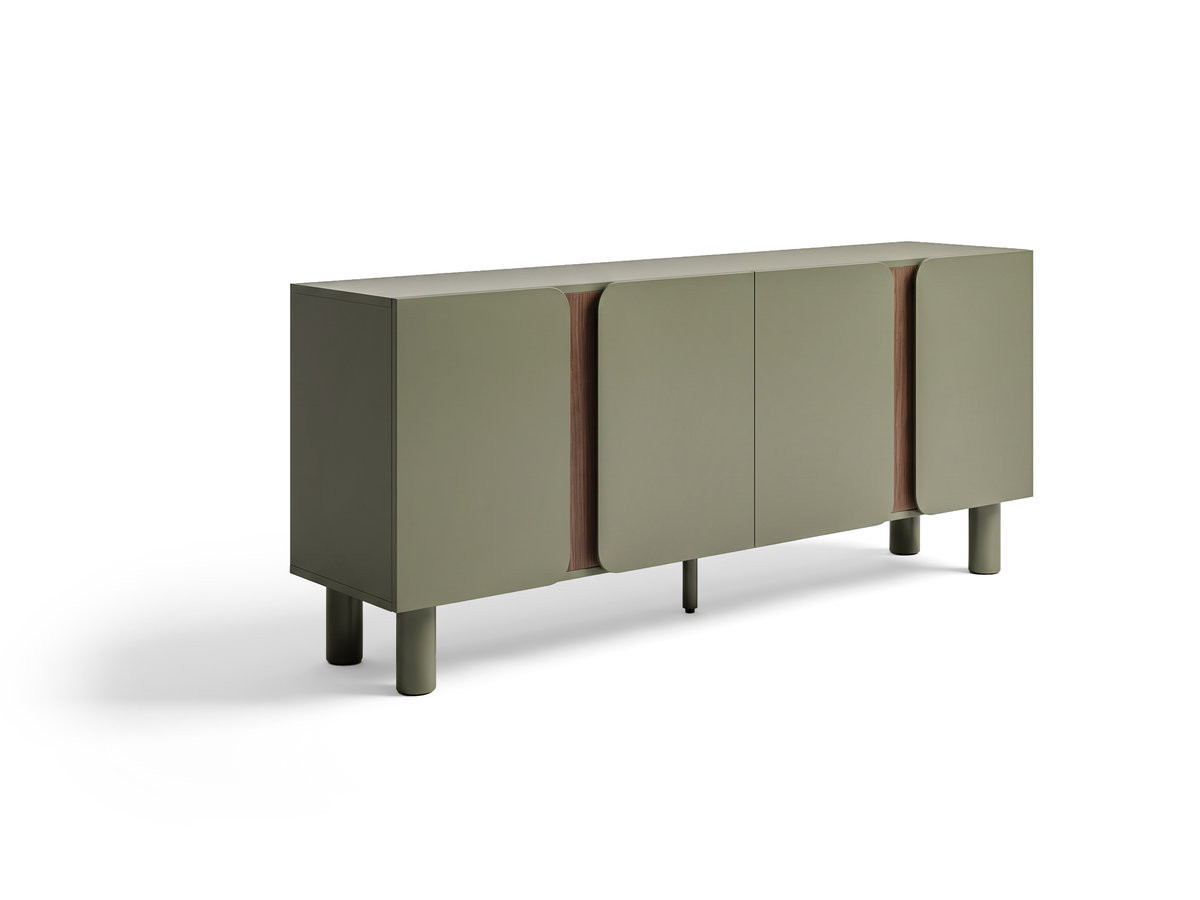 dressoir 4 deuren 180 cm bruno gekleurd groen