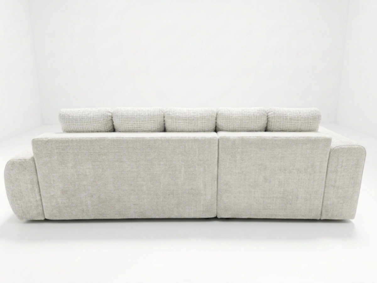Canapé d'angle convertible SAMBA tissu texturé