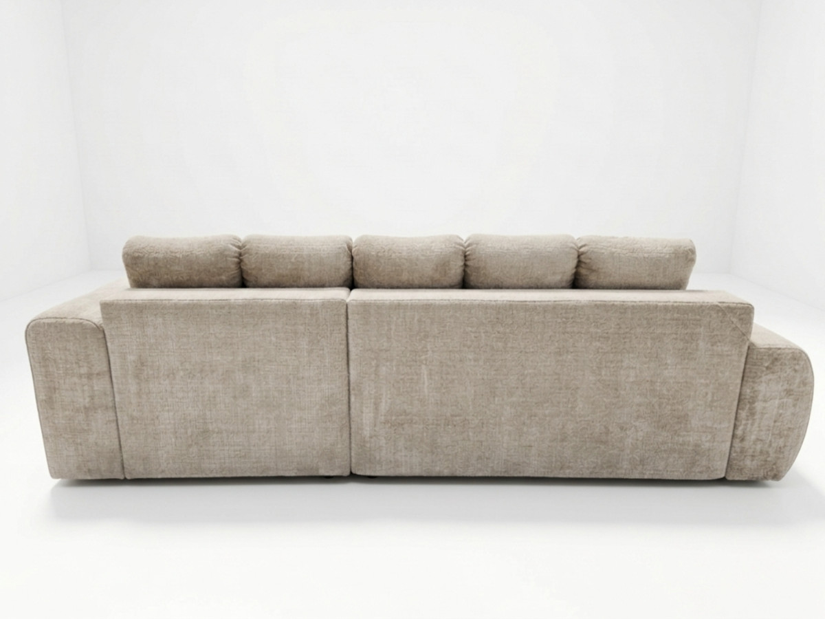 Canapé d'angle convertible SAMBA tissu texturé