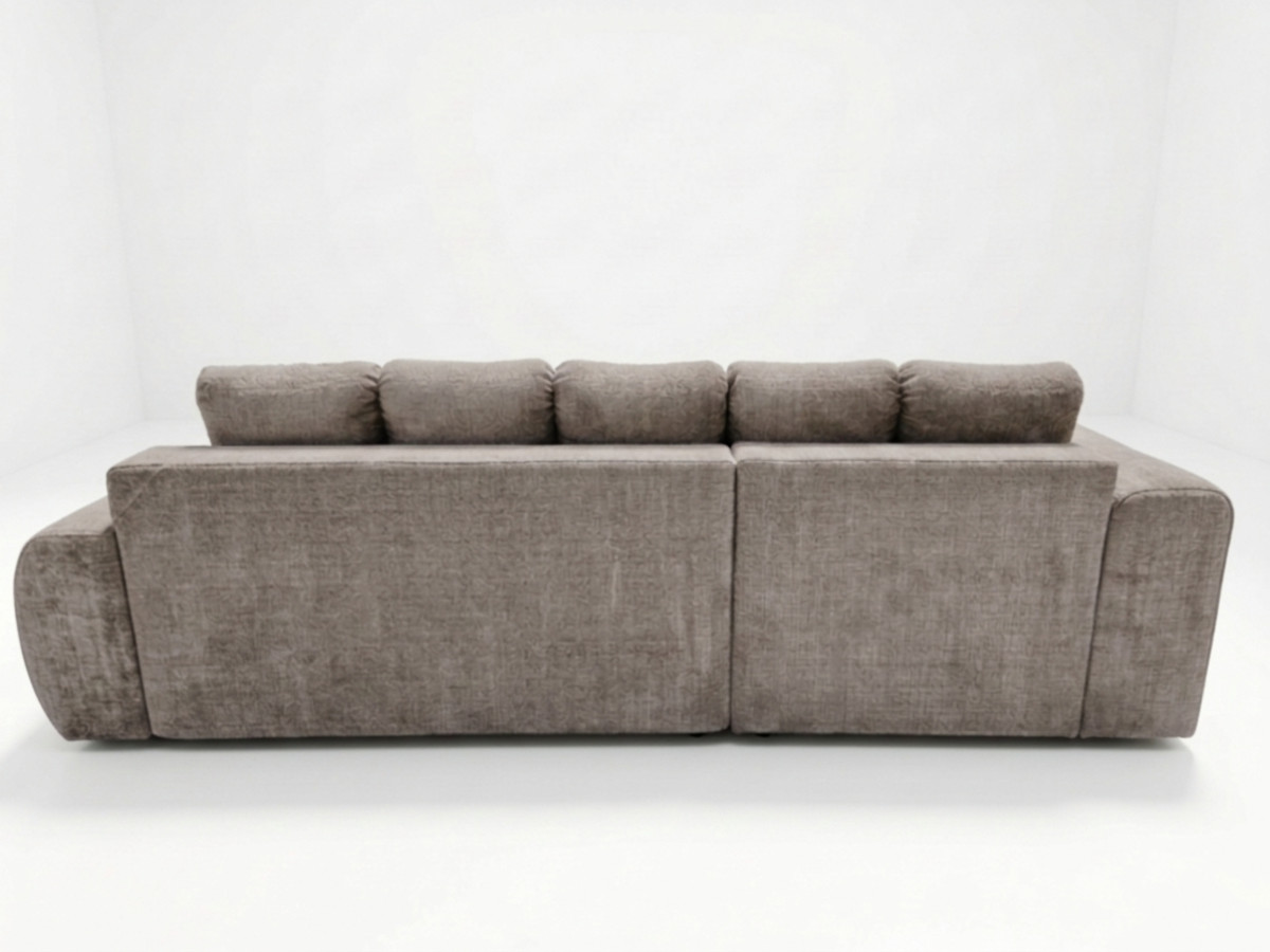 Canapé d'angle convertible SAMBA tissu texturé