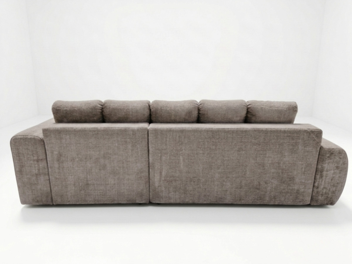Canapé d'angle convertible SAMBA tissu texturé
