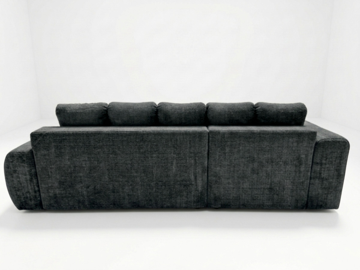 Canapé d'angle convertible SAMBA tissu texturé