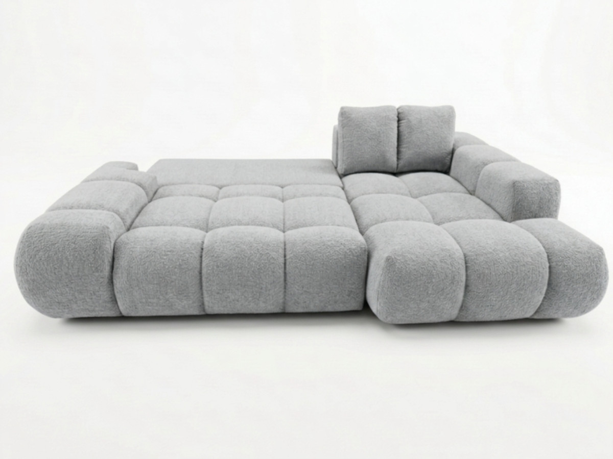 Canapé d'angle convertible SAMBA tissu texturé