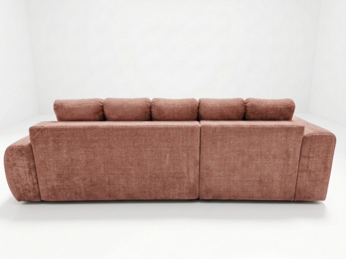 Canapé d'angle convertible SAMBA tissu texturé