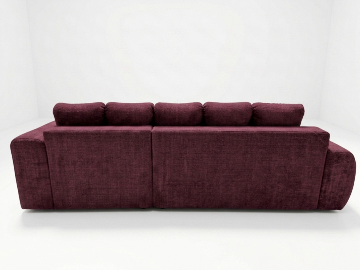 Canapé d'angle convertible SAMBA tissu texturé