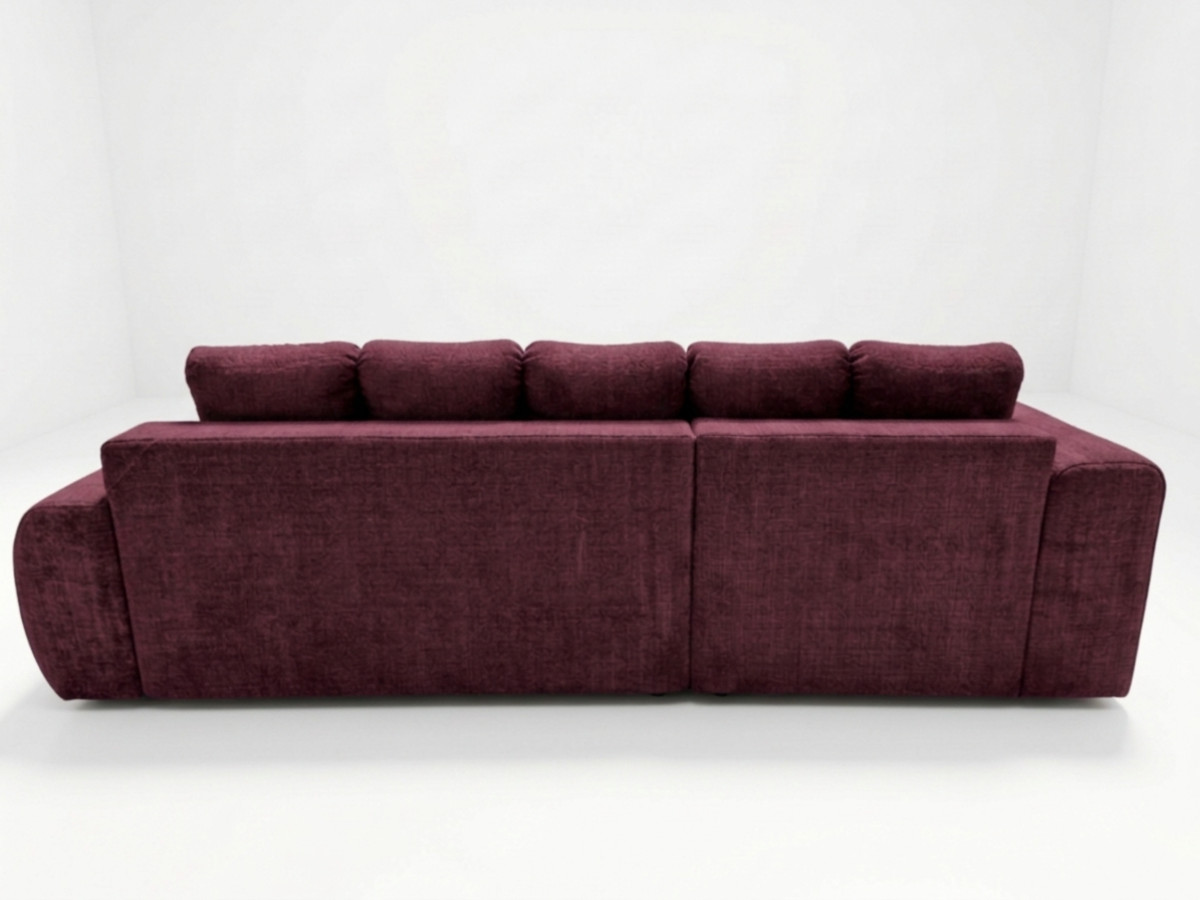 Canapé d'angle convertible SAMBA tissu texturé