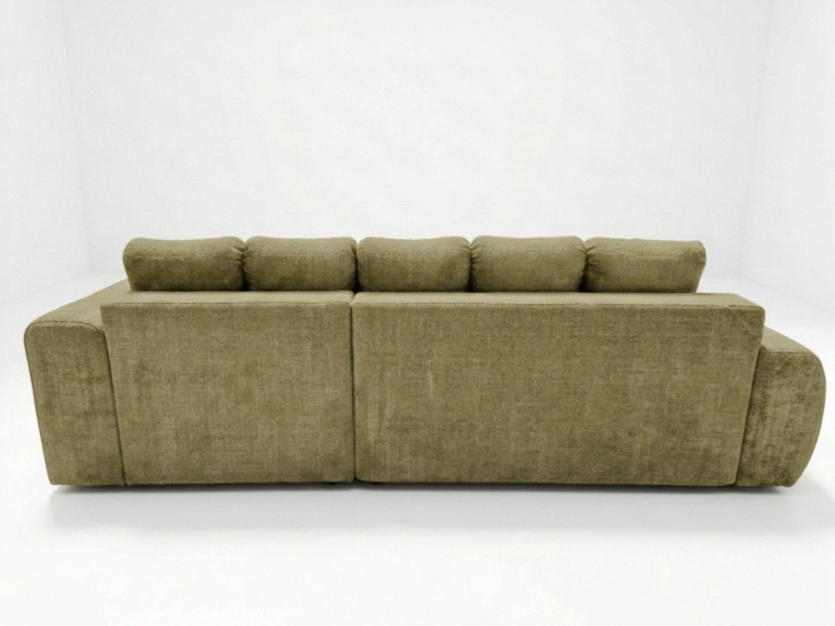 Canapé d'angle convertible SAMBA tissu texturé