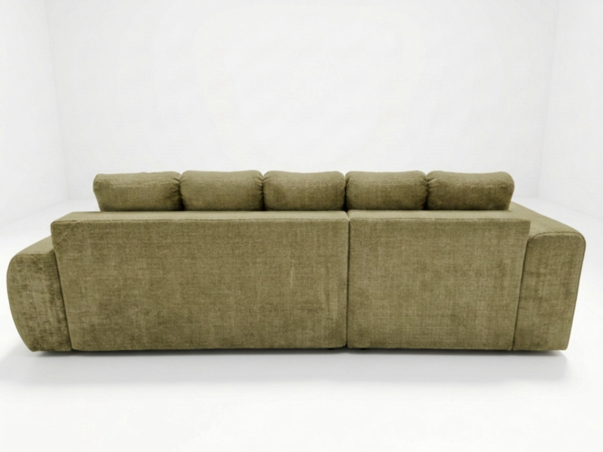 Canapé d'angle convertible SAMBA tissu texturé