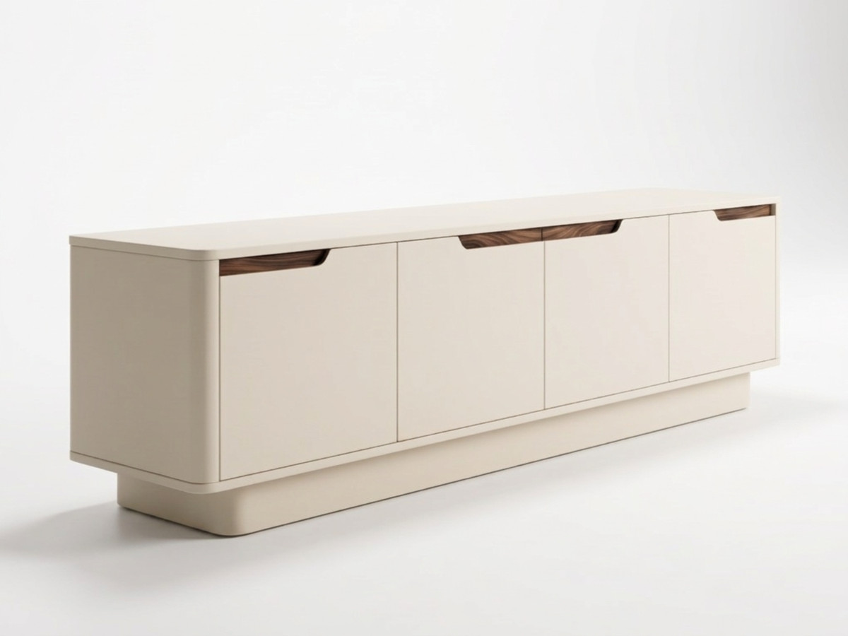 Tv-meubel 4 deuren 200 cm MONCEAU