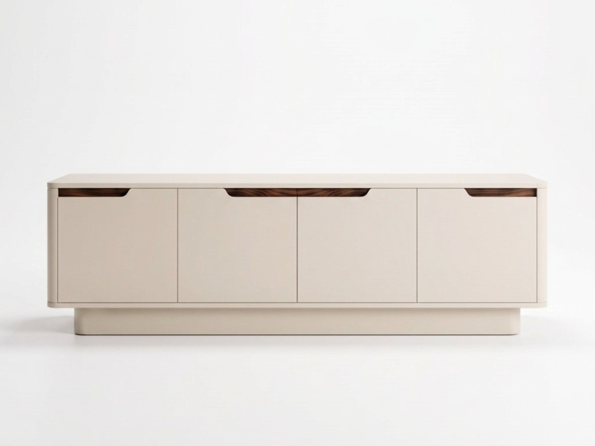 Tv-meubel 4 deuren 200 cm MONCEAU