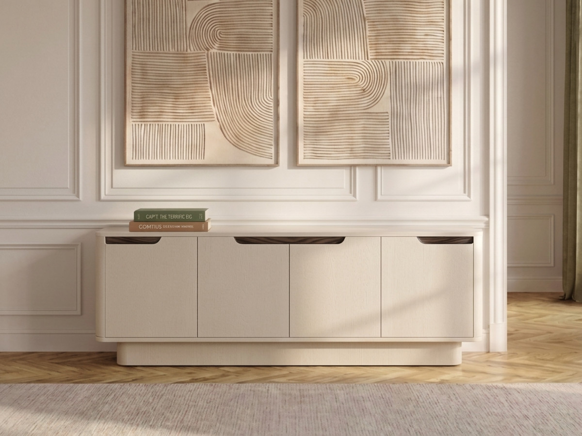 Tv-meubel 4 deuren 200 cm MONCEAU