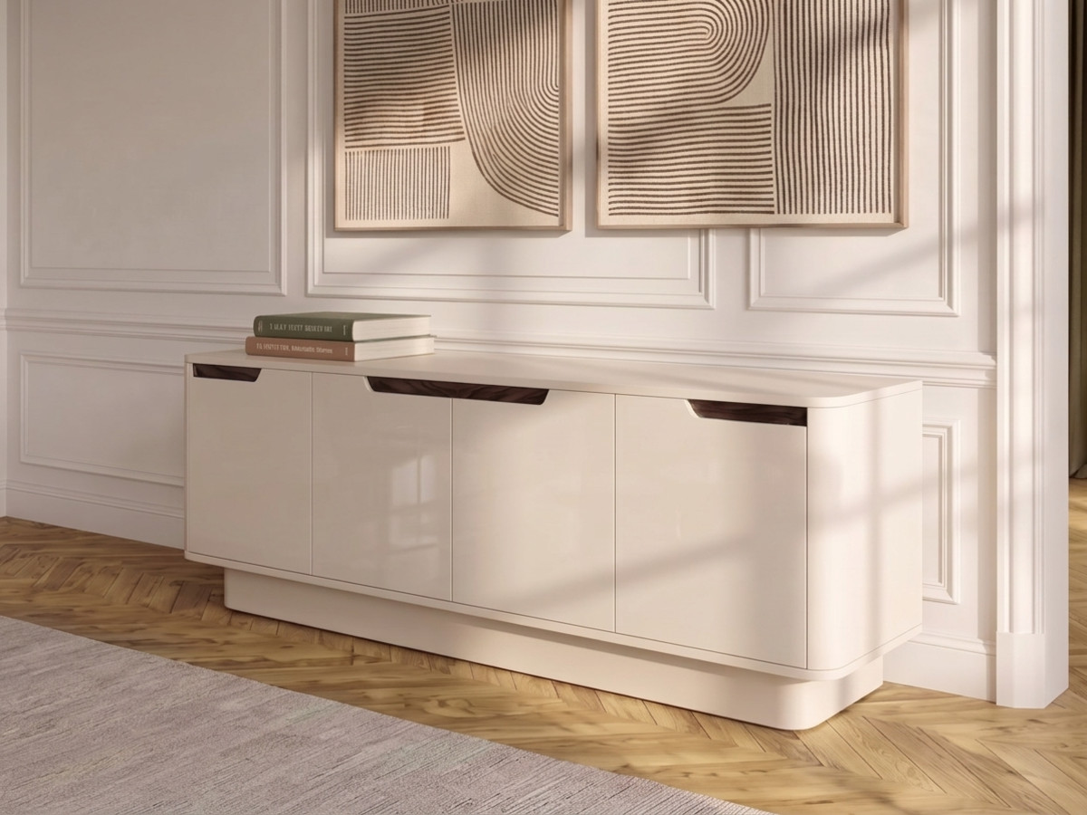 Tv-meubel 4 deuren 200 cm MONCEAU