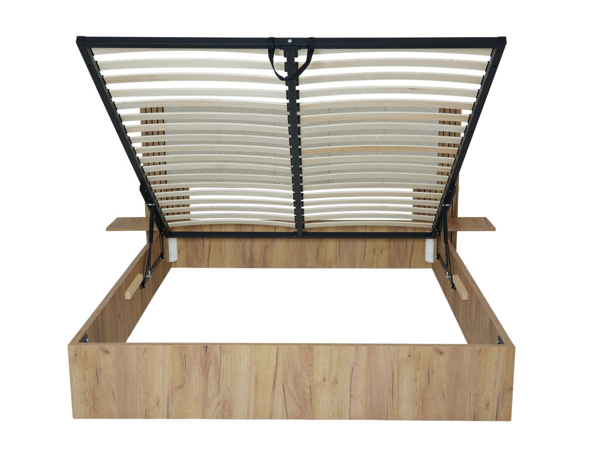 Opbergbed ISYA met geïntegreerde nachtkastjes