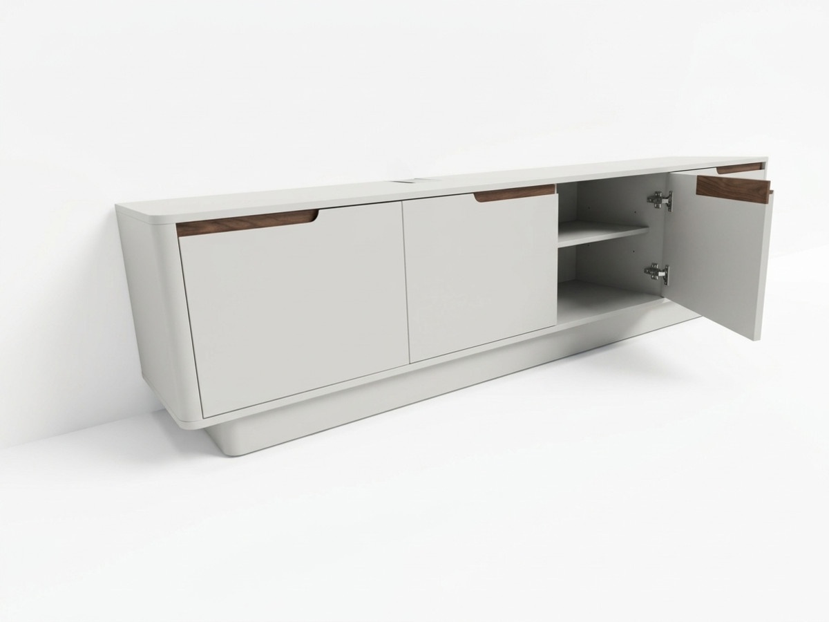 Tv-meubel 4 deuren 200 cm MONCEAU