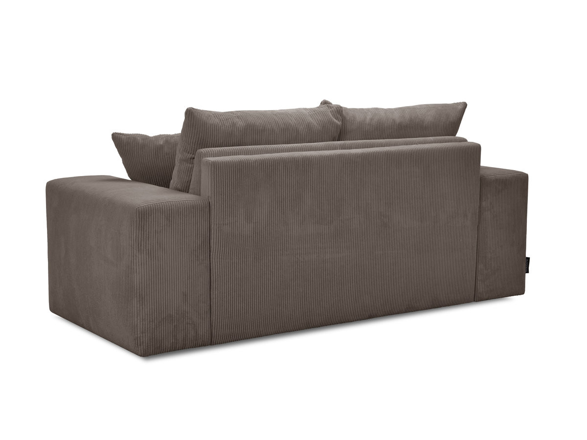 Canapé droit convertible ouverture express VOLTAIRE tissu velours côtelé