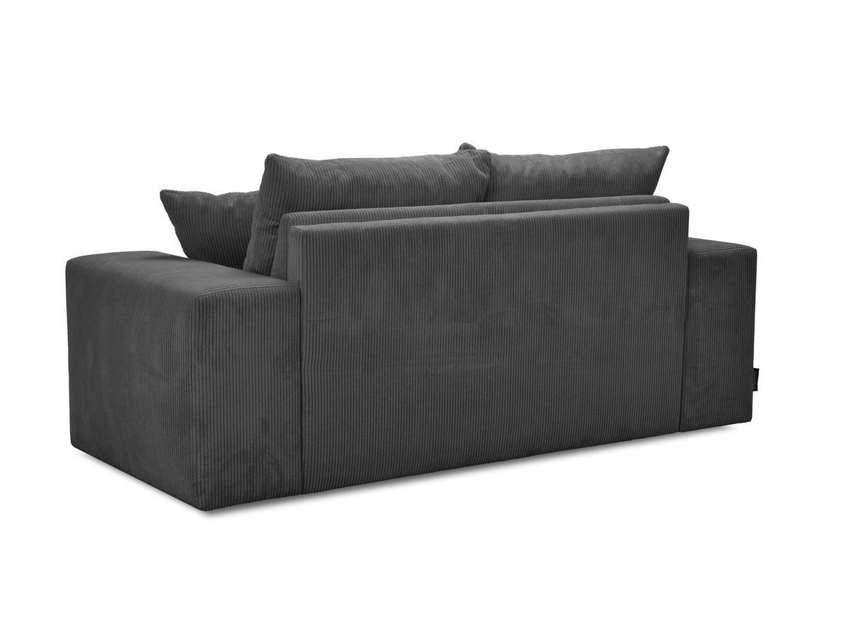 Canapé droit convertible ouverture express VOLTAIRE tissu velours côtelé