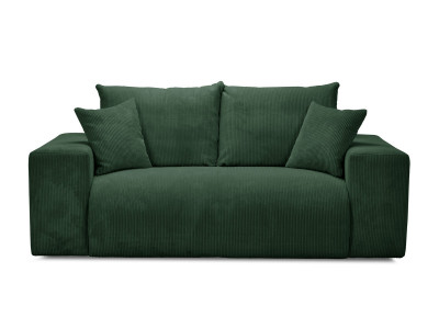 Canapé droit convertible ouverture express VOLTAIRE tissu velours côtelé