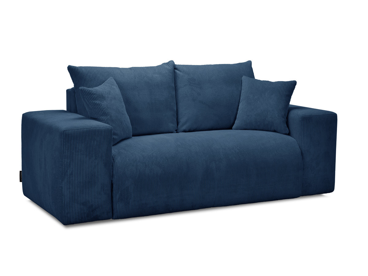 Canapé droit convertible ouverture express VOLTAIRE tissu velours côtelé