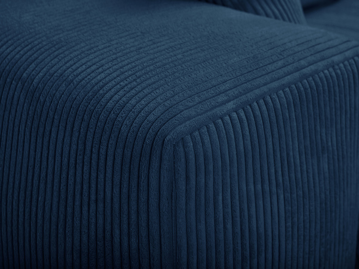 Canapé droit convertible ouverture express VOLTAIRE tissu velours côtelé