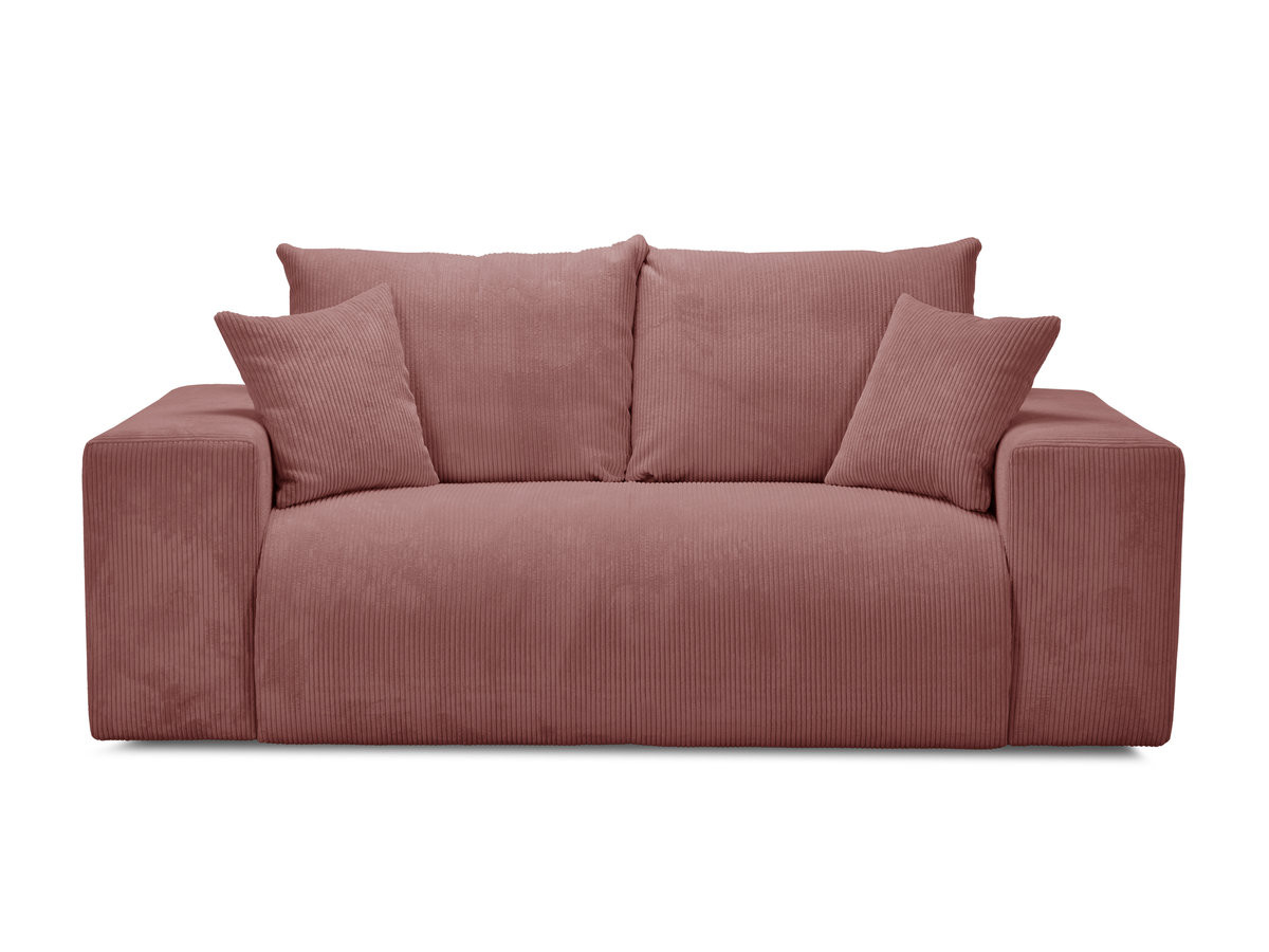 Canapé droit convertible ouverture express VOLTAIRE tissu velours côtelé