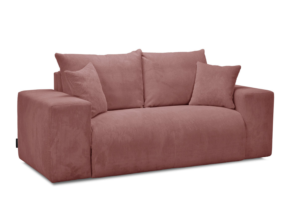 Canapé droit convertible ouverture express VOLTAIRE tissu velours côtelé