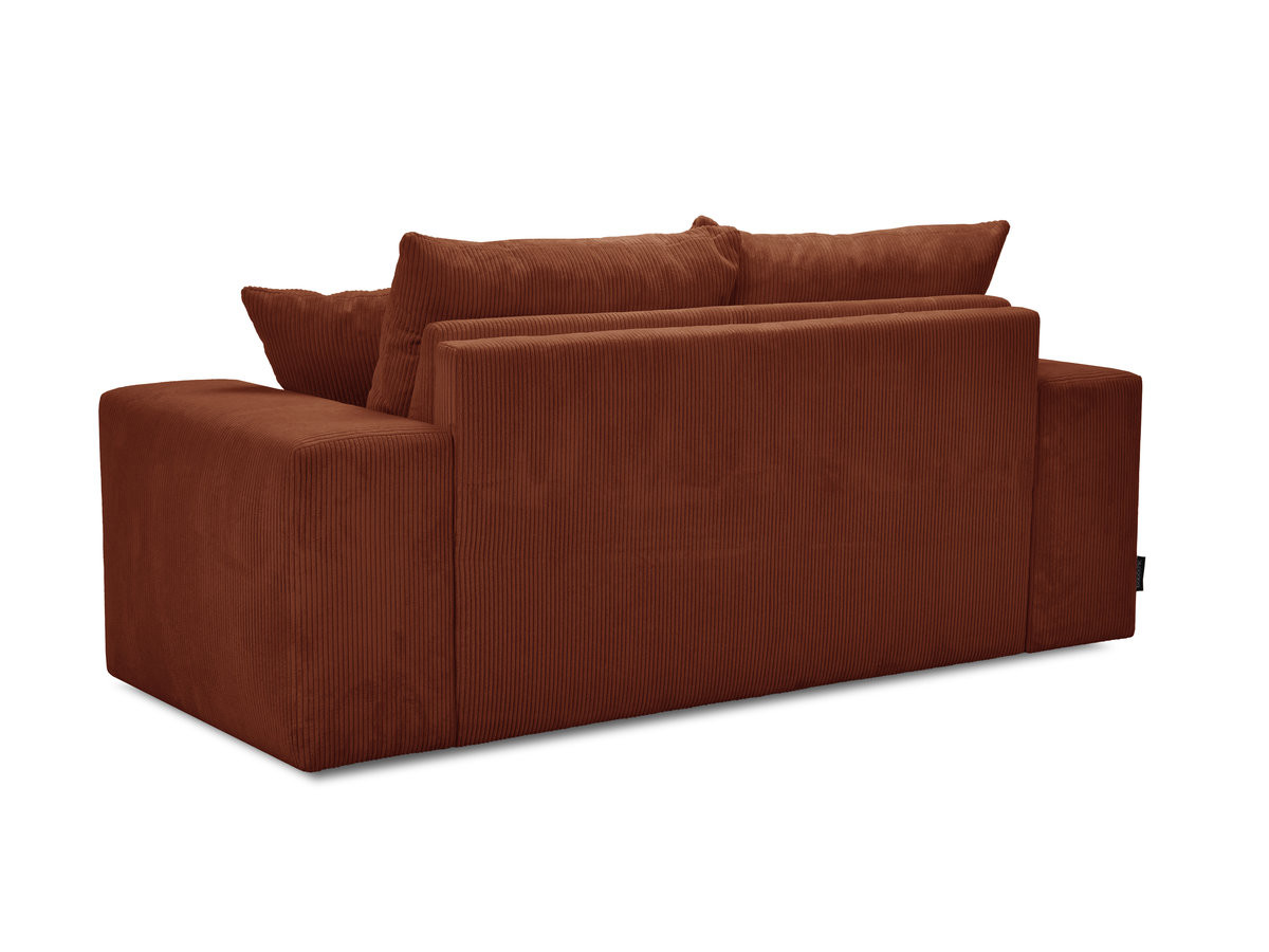 Canapé droit convertible ouverture express VOLTAIRE tissu velours côtelé