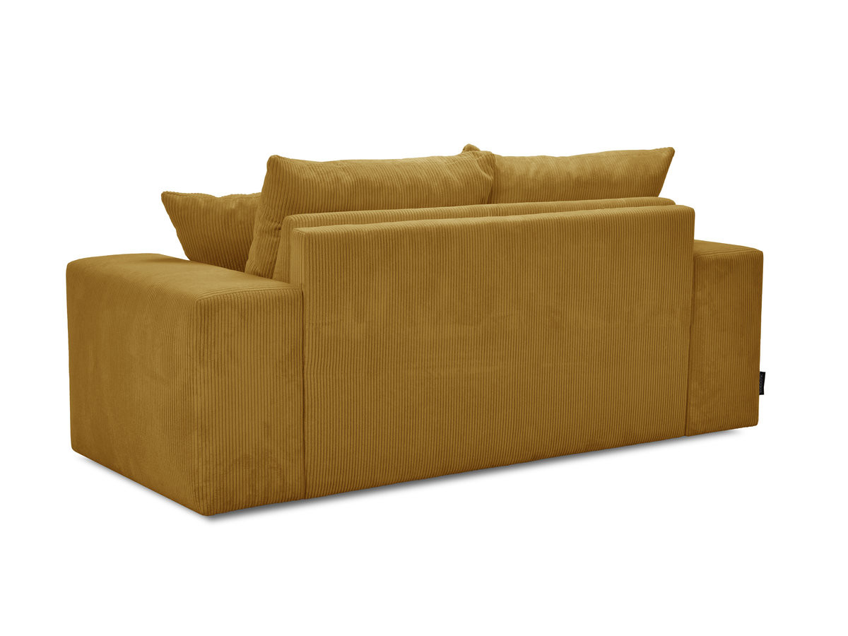 Canapé droit convertible ouverture express VOLTAIRE tissu velours côtelé