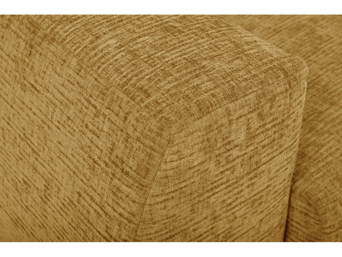 Canapé d'angle réversible convertible coffre HUGO ouverture express tissu texturé