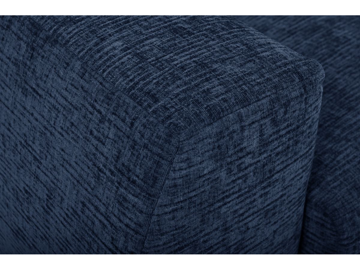 Canapé d'angle réversible convertible coffre HUGO ouverture express tissu texturé