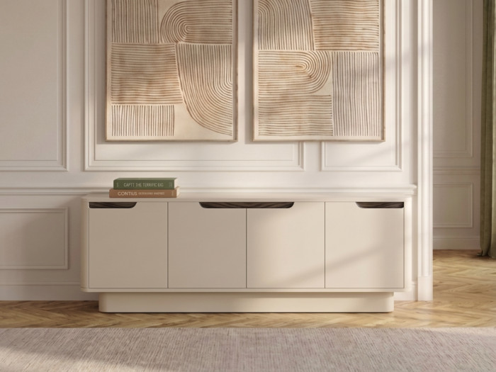 Meuble TV 4 portes 200 cm MONCEAU