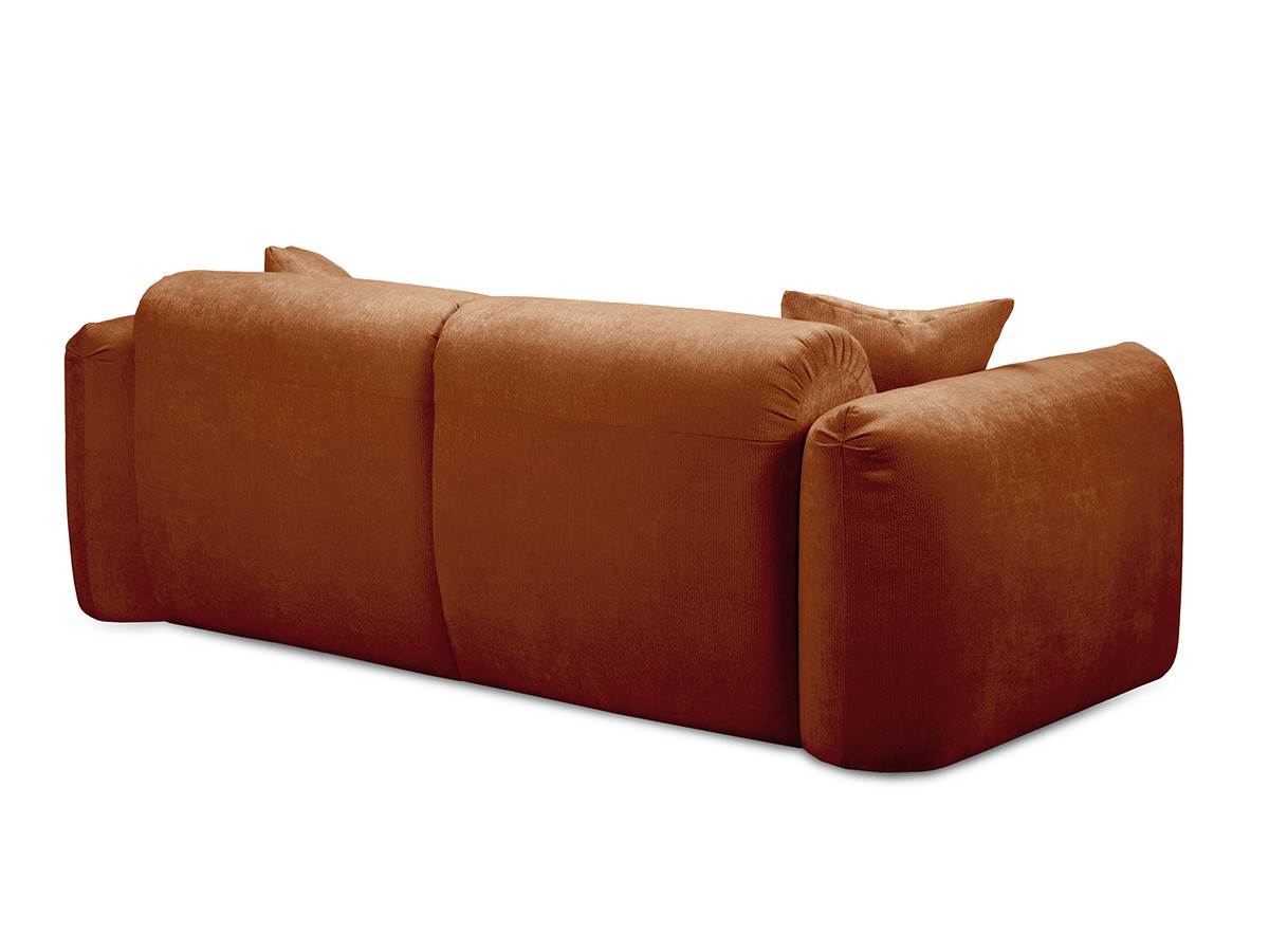 Prosta sofa nierozkładana 2-osobowa SIENA tkanina szenilowa