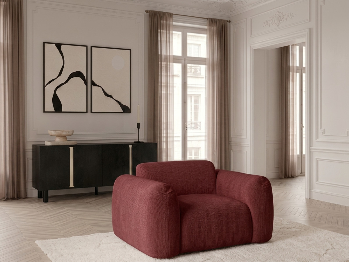 Fauteuil SIENA in chenillestof